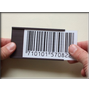 insert your printed  bar code in the type C magnetic holder 