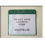 pocket with magnetic strip