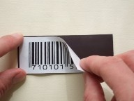 rotolo di etichette magnetiche piane senza lato in vinile