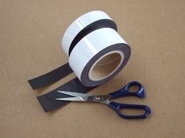 Nastro magnetico bianco scrivibili e cancellabile -  ROTOLI da 10m